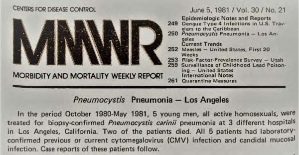 An excerpt from the Centers for Disease Control and Prevention's Morbidity and Mortality Weekly Report.